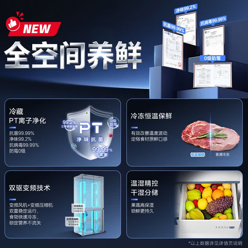 美的BCD-471WSPZM(E)冰箱图片