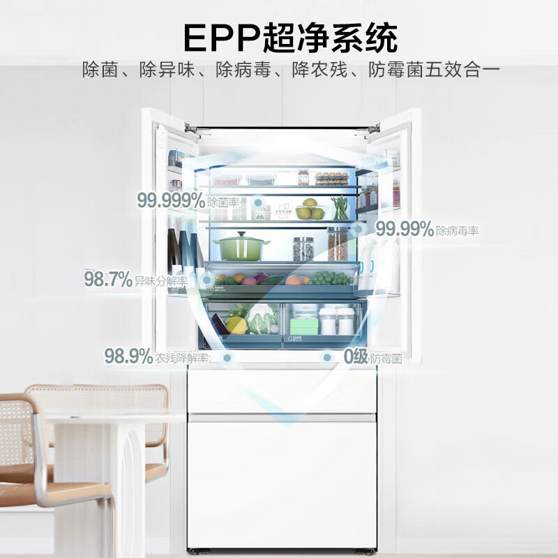 海尔BCD-571WGHFD2BW4U1冰箱图片