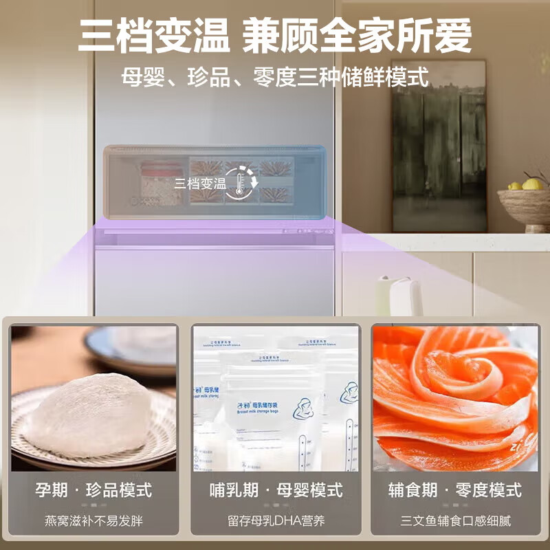 海尔BCD-410WLHC214GXU1冰箱图片