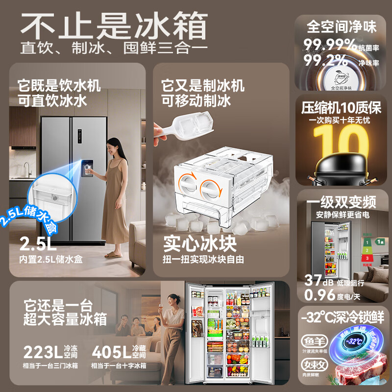 长虹CR-KW628冰箱图片