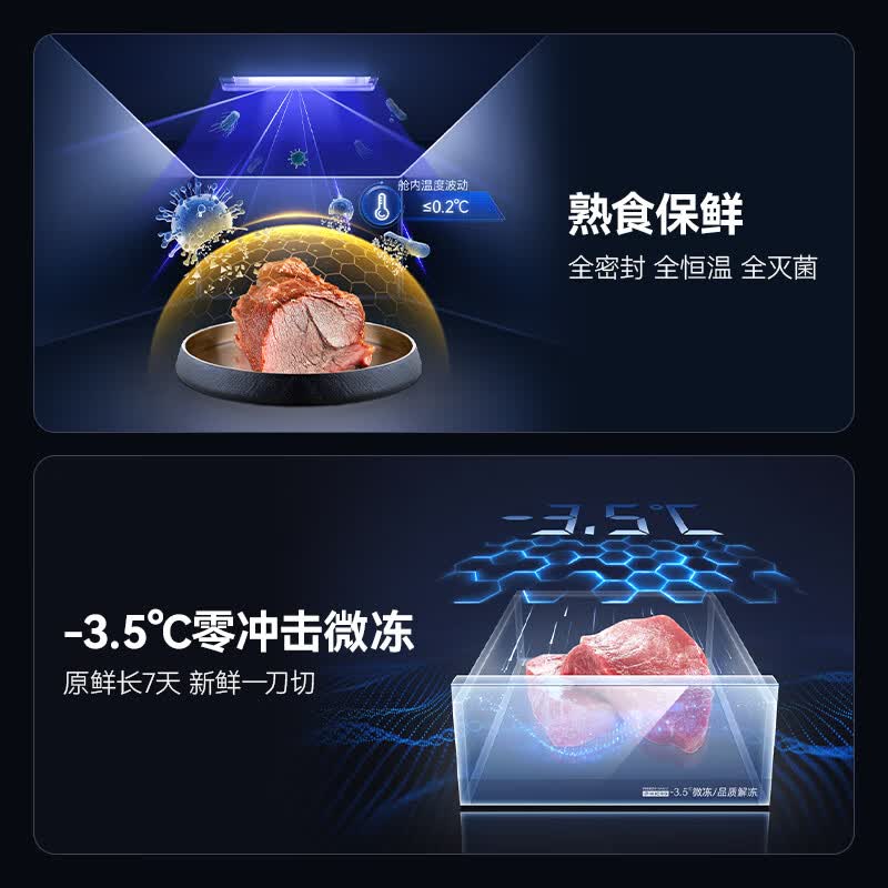 美菱BCD-501WQ7S冰箱图片