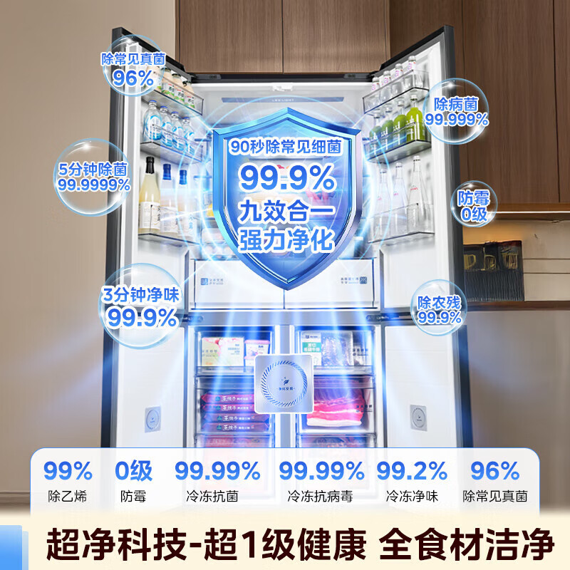 美的BCD-601WUSPZM(E)冰箱图片