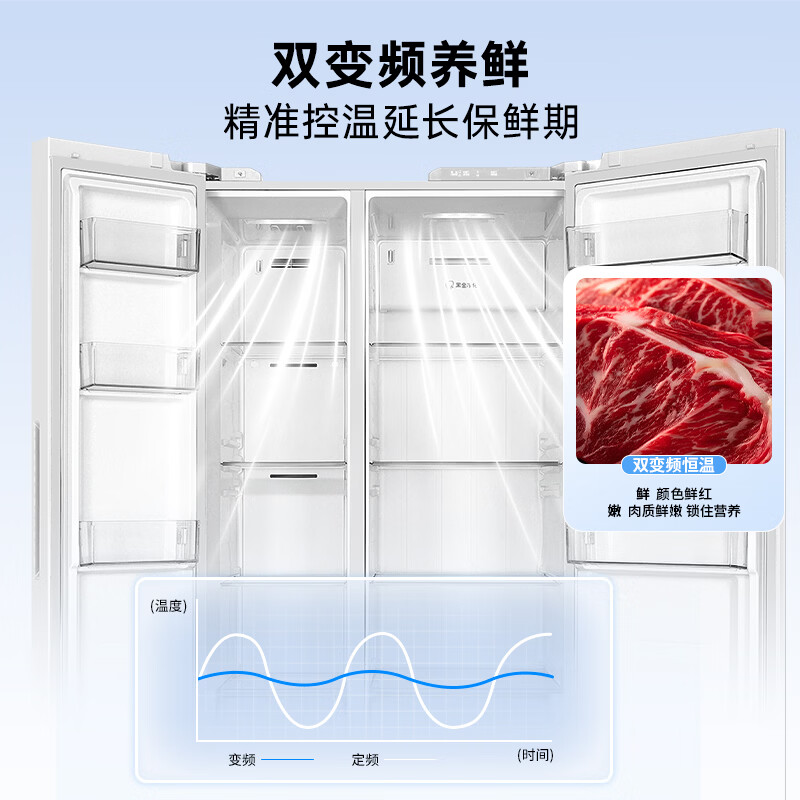 海尔BCD-618WGLSSEDW9冰箱图片