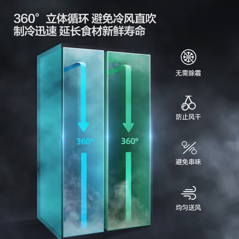 新飞BCD-450WKQ9AT冰箱图片