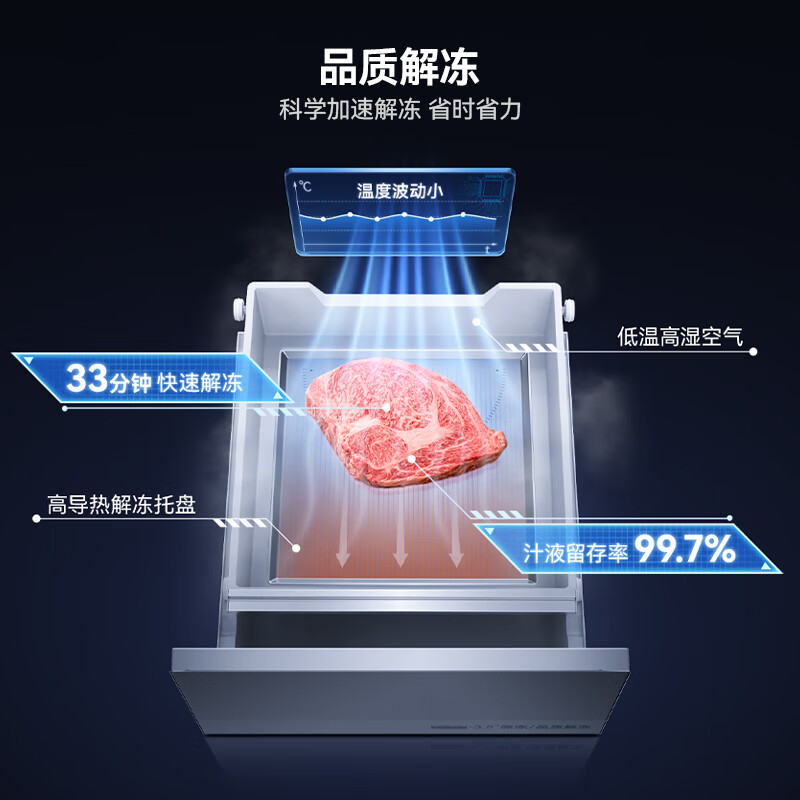 美菱BCD-501WQ7S冰箱图片