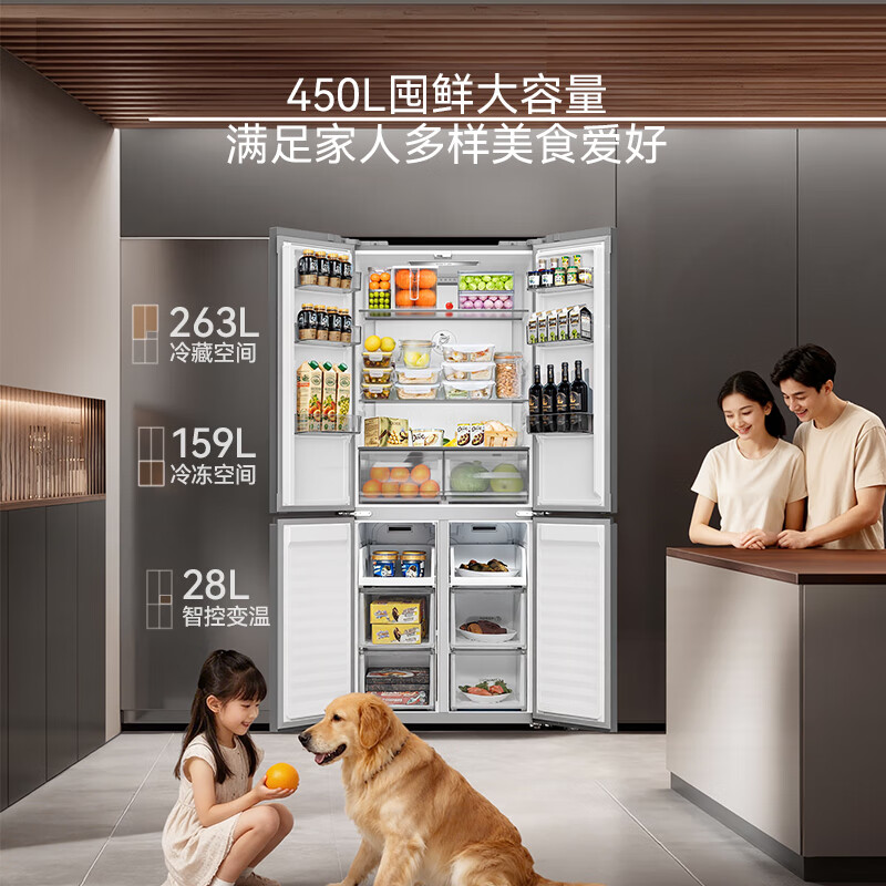 长虹BCD-450WSP9CZH冰箱图片