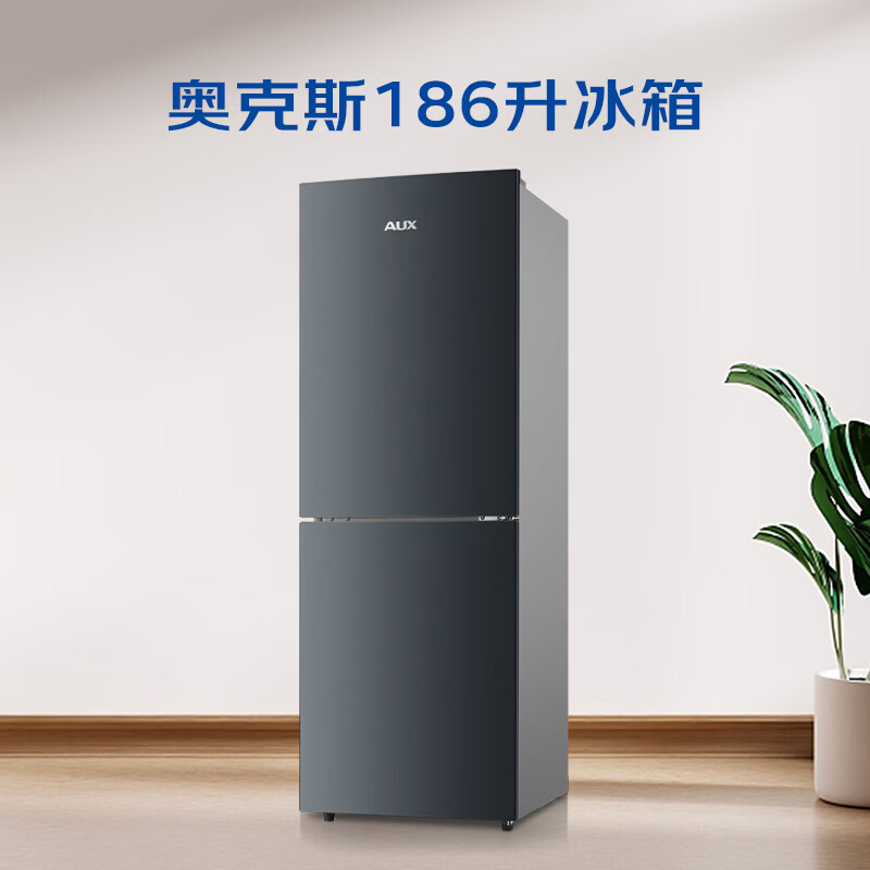 奥克斯BCD-186WN冰箱图片