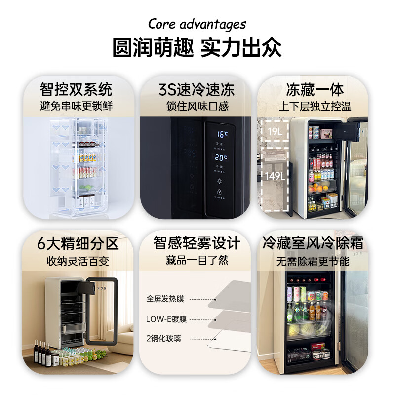 HCK哈士奇SC-168RDA-S冰箱图片