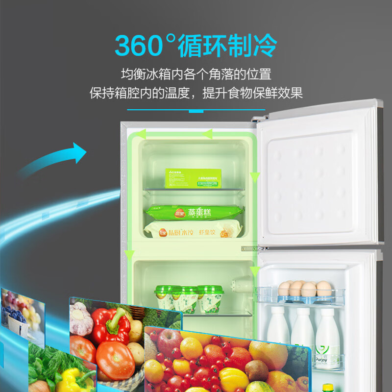 新飞BCD-118L2D冰箱图片