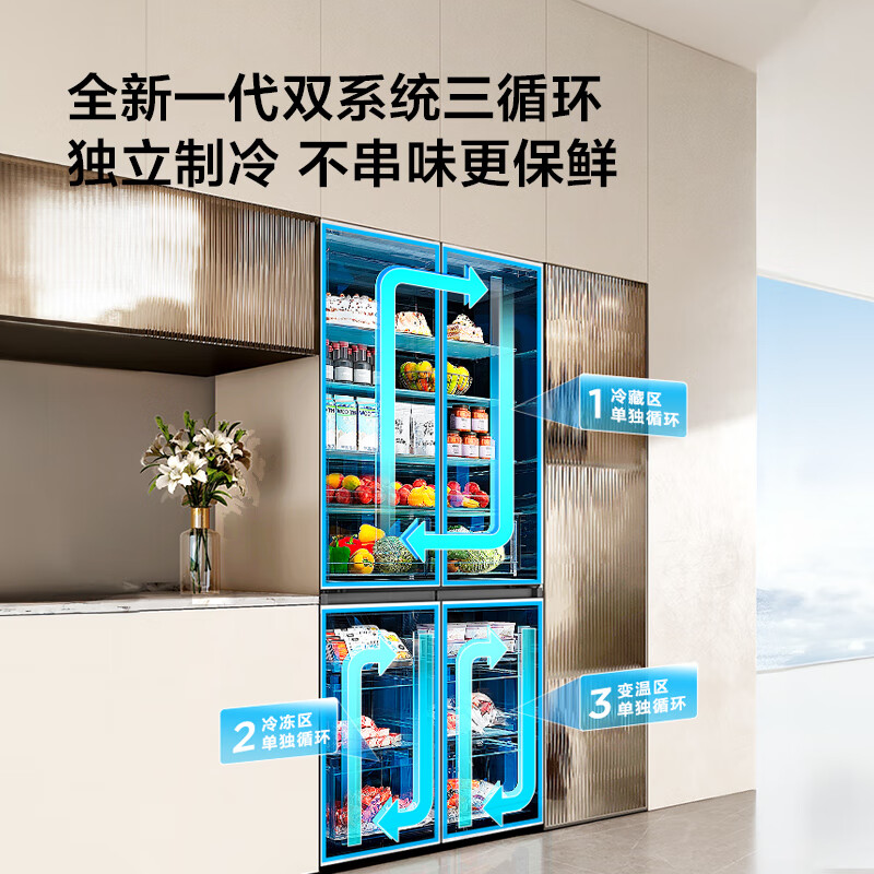 TCL-R523T9-UQS冰箱图片