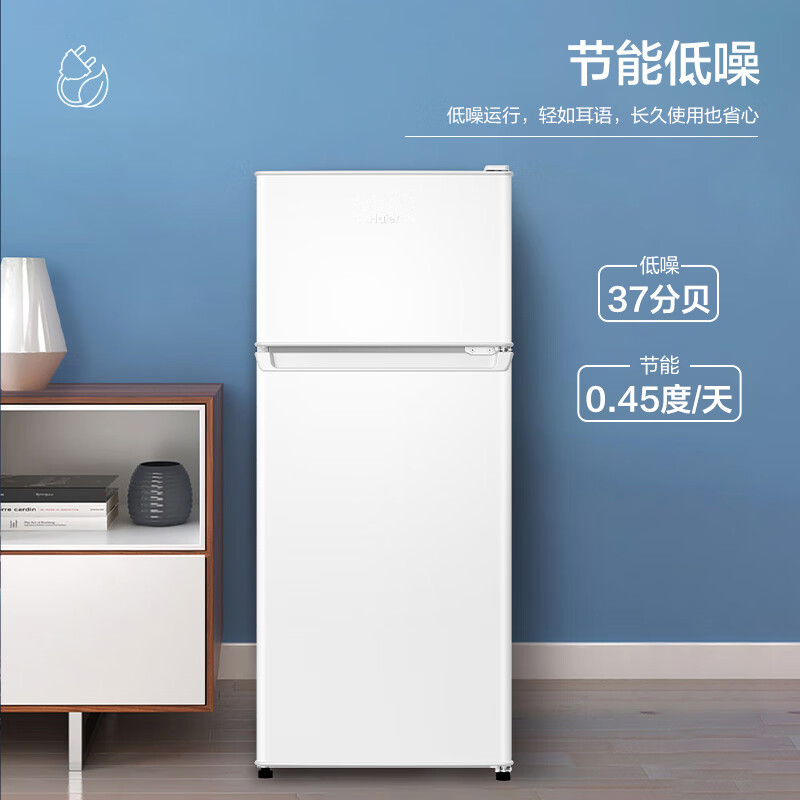 海尔BCD-123GHTMZ0WV冰箱图片