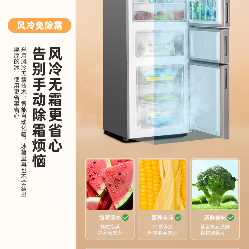 新飞BCD-260WK3AT冰箱图片