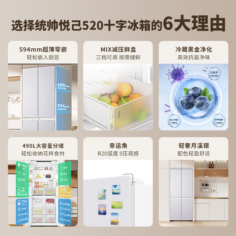 海尔LTD-520WZ9U1冰箱图片