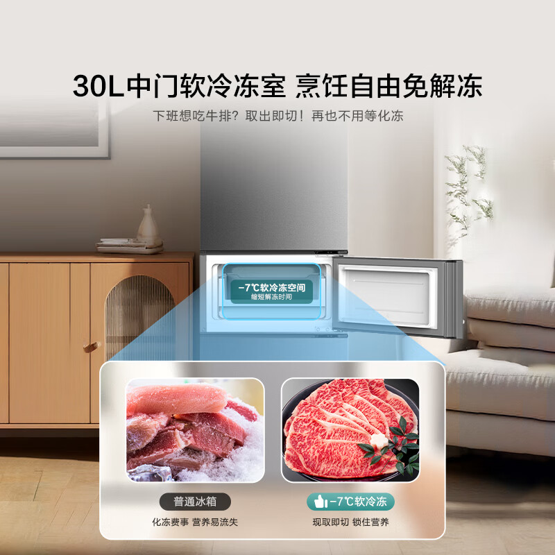 海信BCD-216S1RNKQD冰箱图片