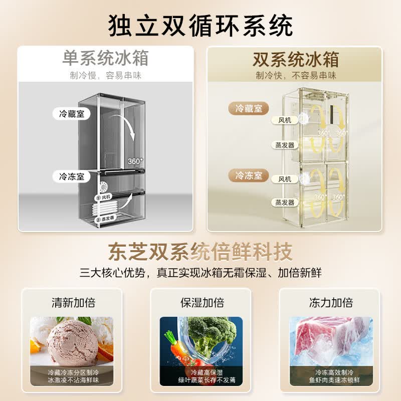 东芝GR-RF549WI-PM165冰箱图片