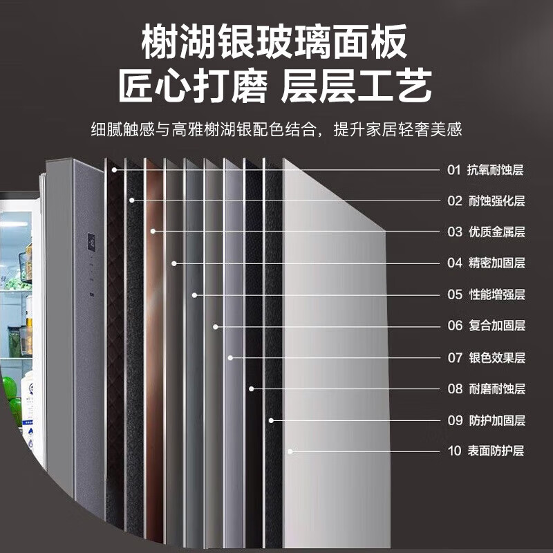 美的BCD-327WFGPM冰箱图片