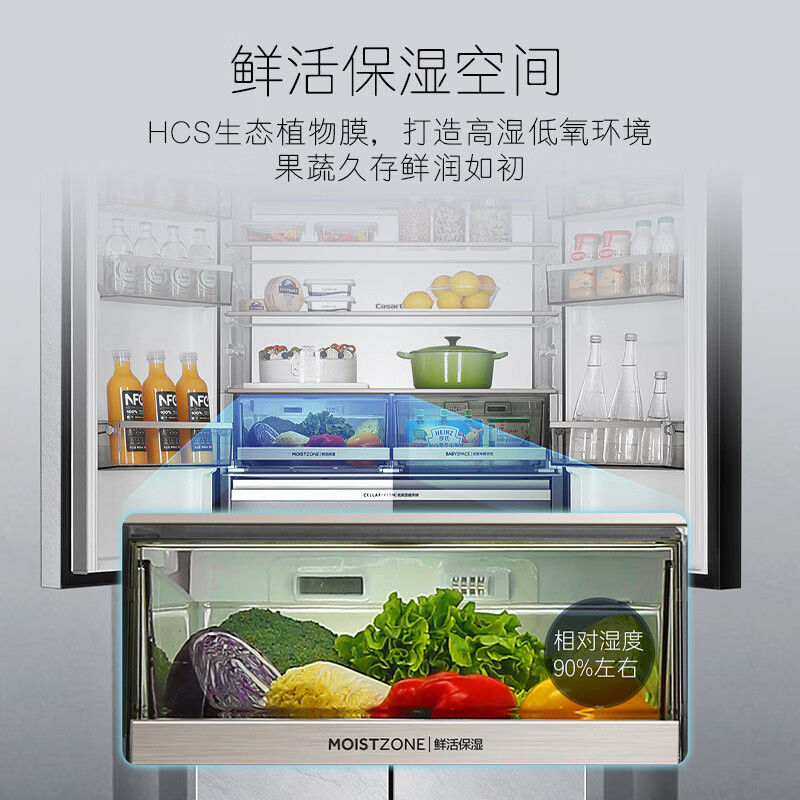 卡萨帝BCD-700WGCTDM7WYU1冰箱图片