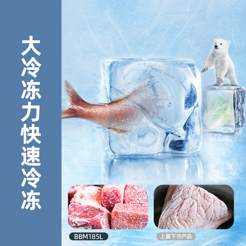 上菱BBM185L冰箱图片