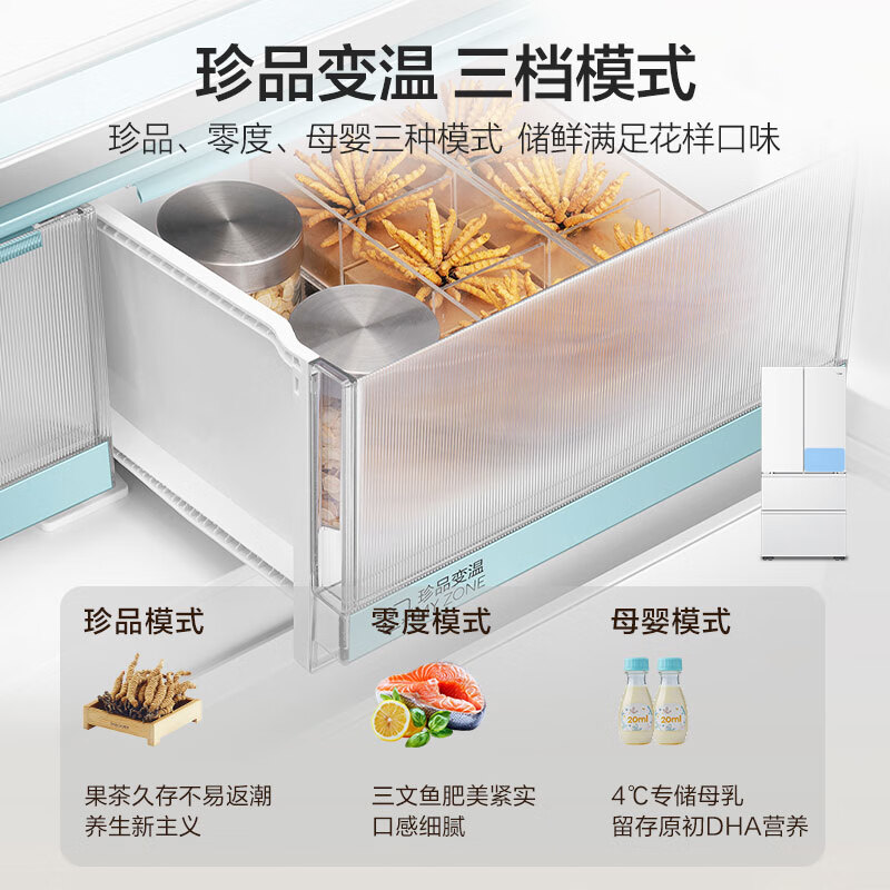 海尔BCD-510WGHFD1BWFU1冰箱图片