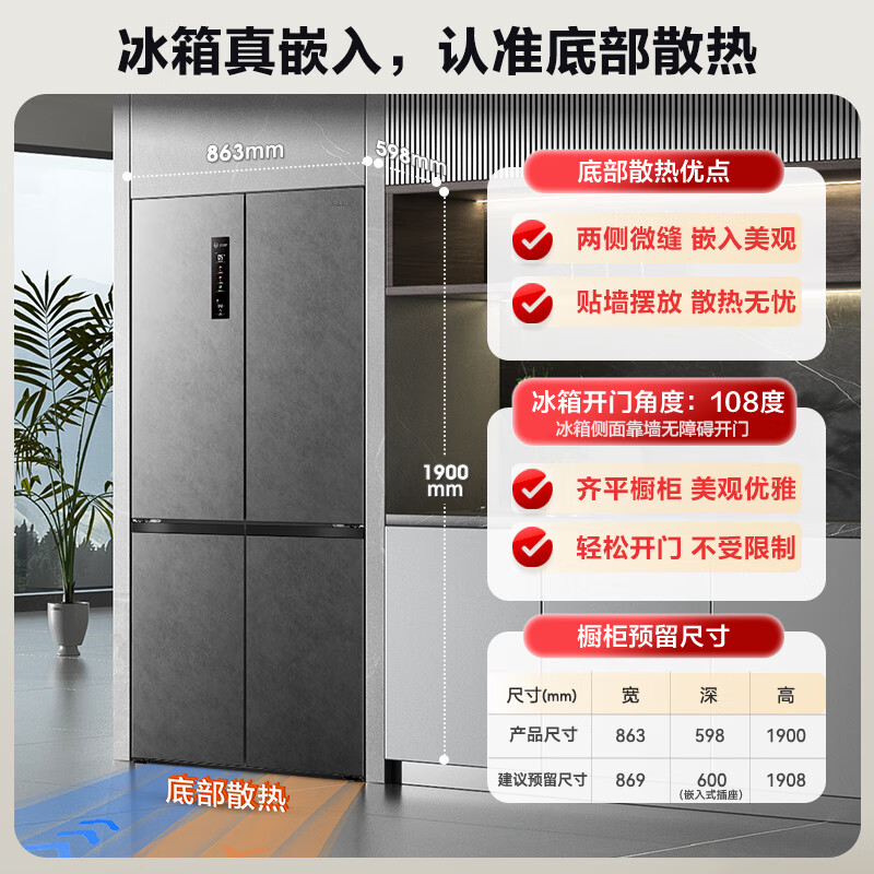 容声BCD-509WD2FPQLA冰箱图片