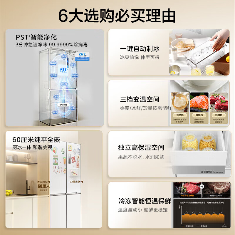 美的MR-460WUSPZE冰箱图片