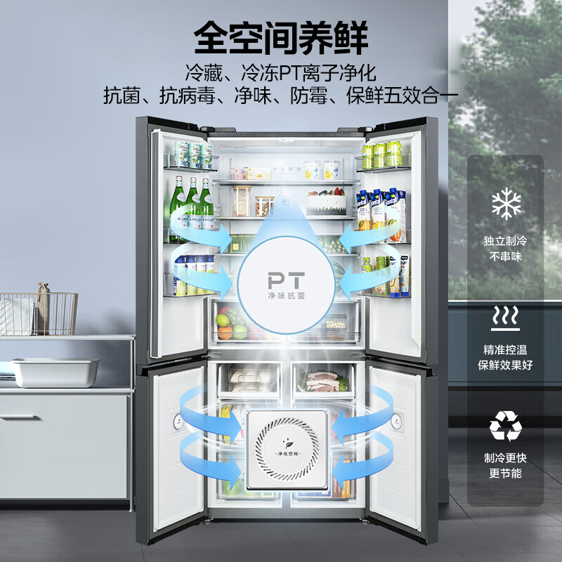 美的MR-531WSPZE冰箱图片