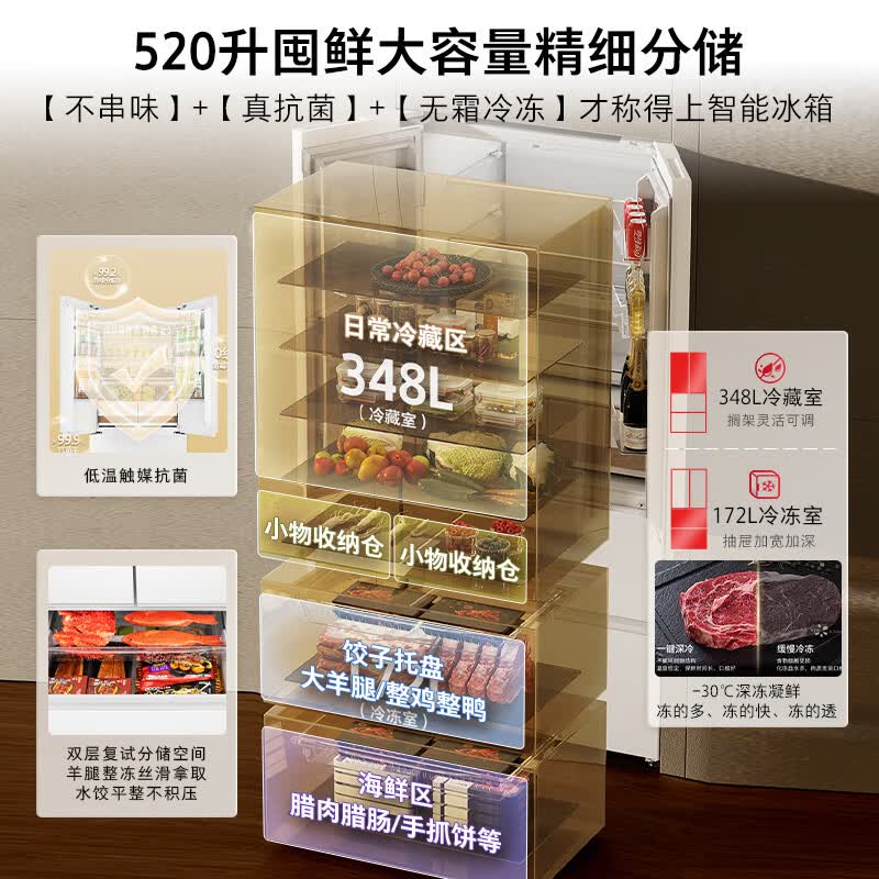 东芝GR-RF546WI-PM171冰箱图片