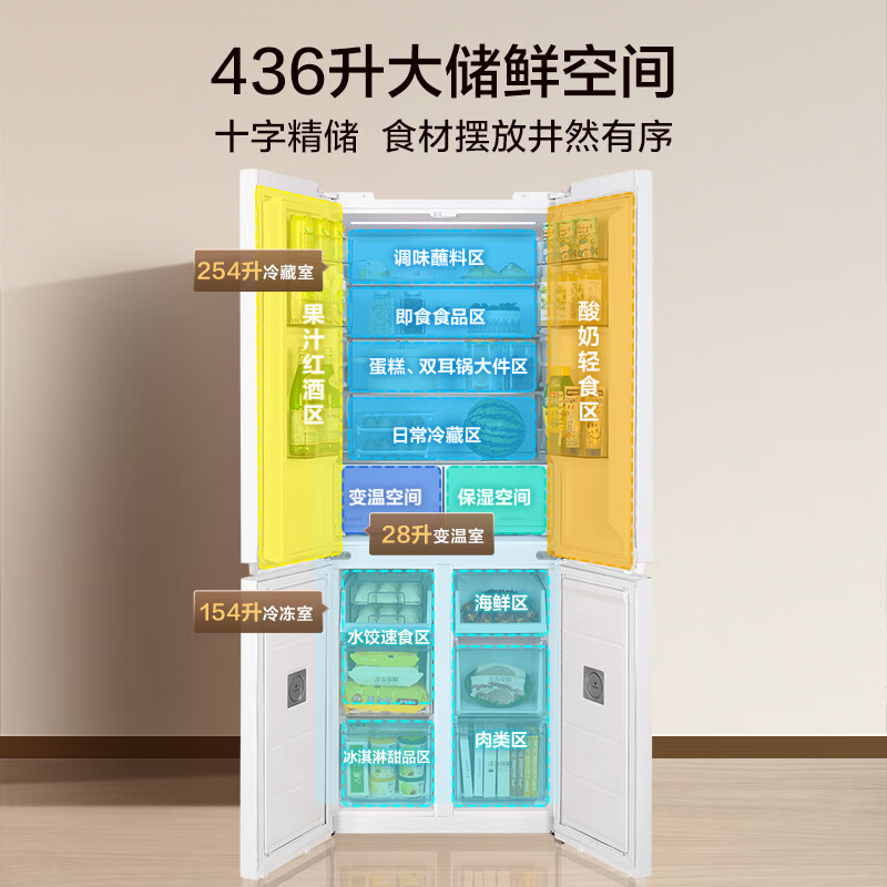 美的MR-457WUSPZE冰箱图片