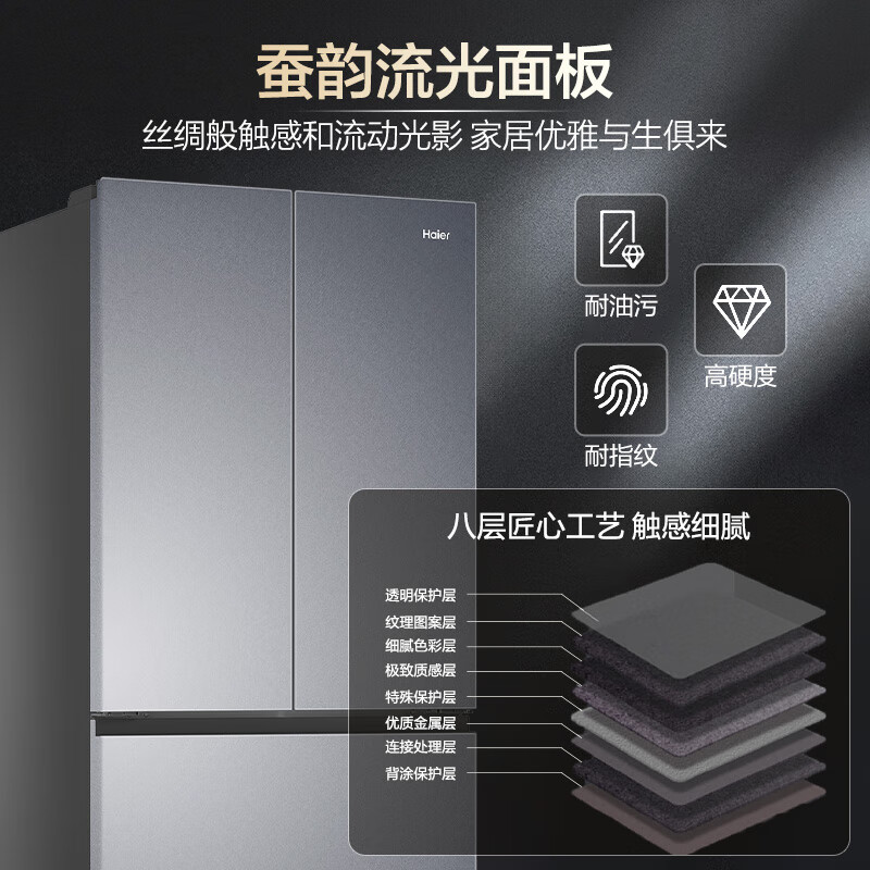 海尔BCD-500WGHFD1BXTU1冰箱图片