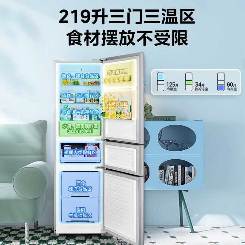 华凌HR-229T冰箱图片