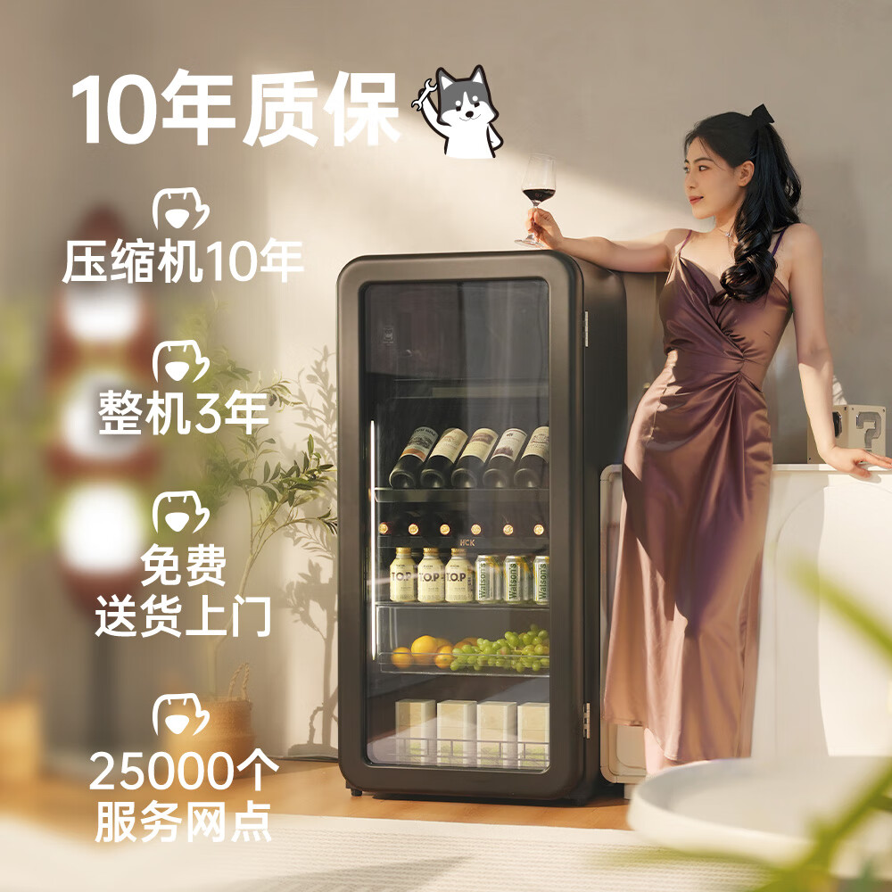 HCK哈士奇AC-168D-FS冰箱图片