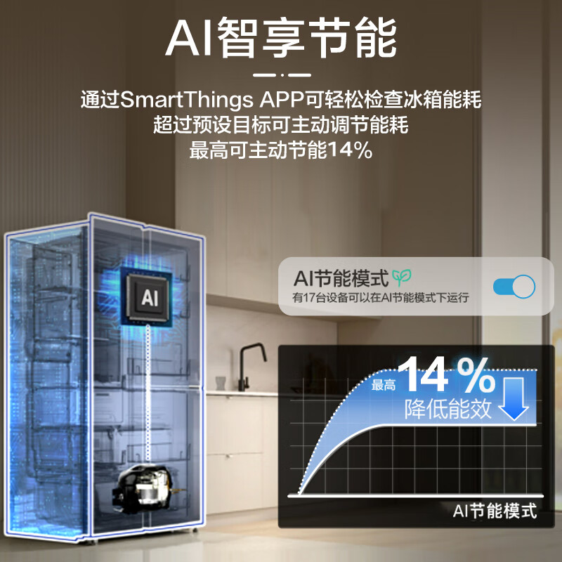 三星RF50DG5131QQSC冰箱图片
