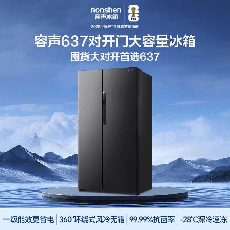 容声BCD-637WD11HP冰箱图片