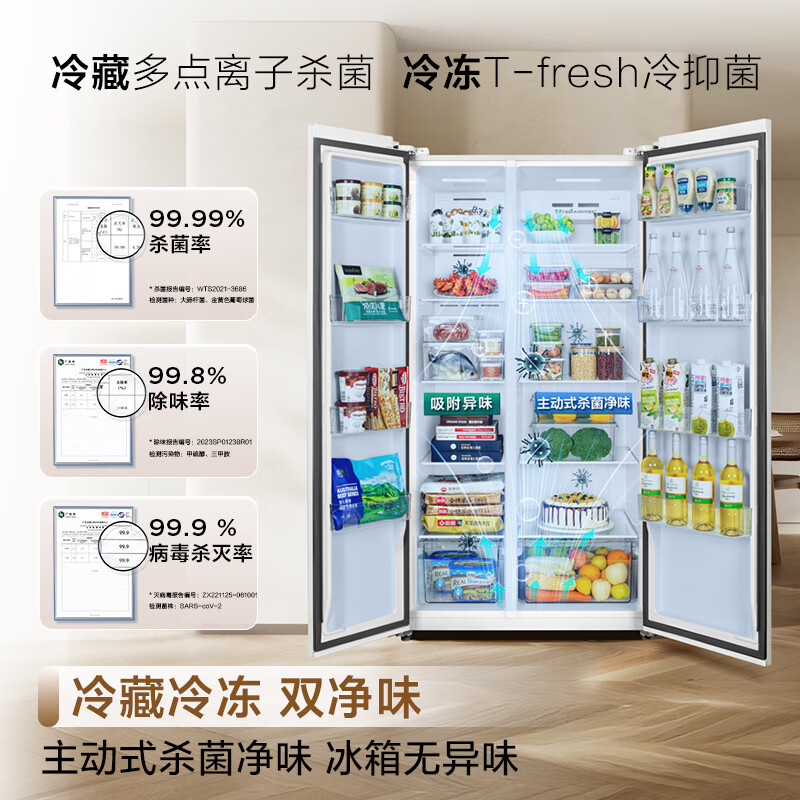 TCL-R645V5-S冰箱图片