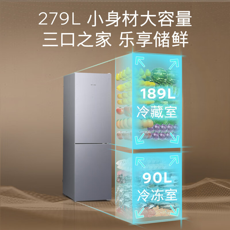 西门子BCD-279W(KG33NV141C)冰箱图片