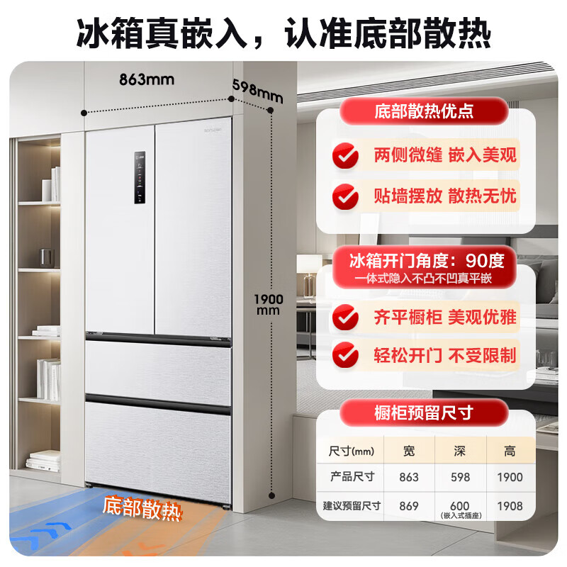 容声BCD-503WD15MPQLA冰箱图片