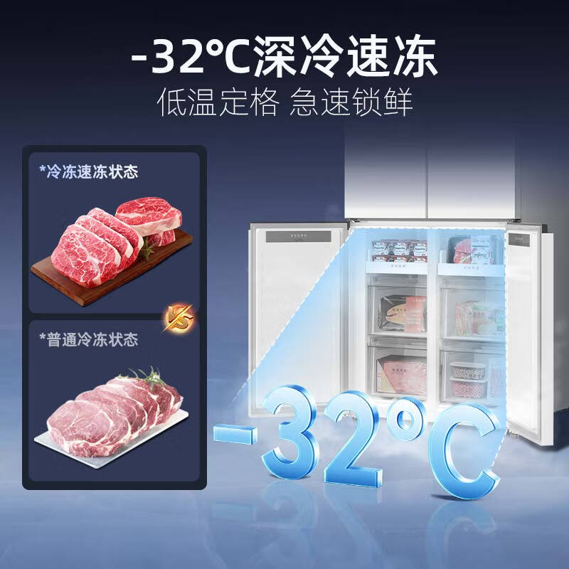 美菱BCD-510WSP9CZX冰箱图片