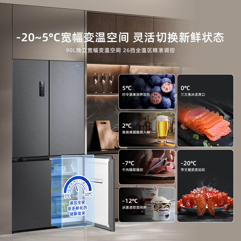 海信BCD-508S3CZKQD冰箱图片
