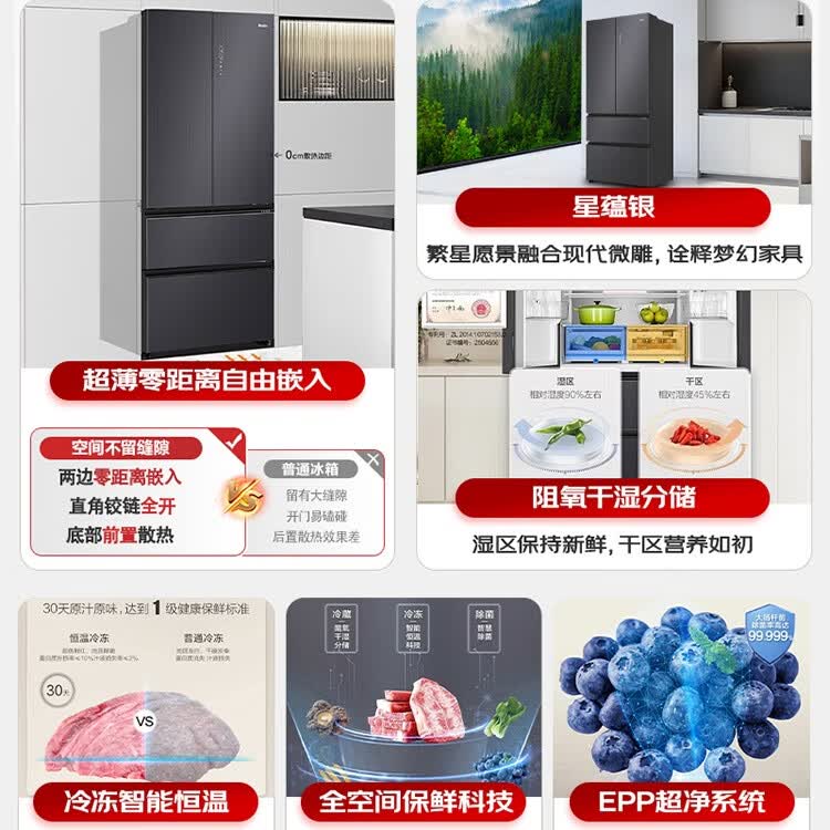 海尔BCD-502WGHFD14SJU1冰箱图片
