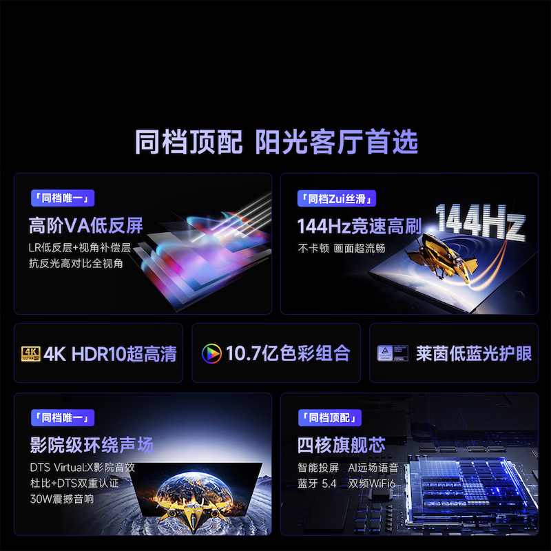 Vidda 43VR1S-PRO 43英寸电视图片 Vidda 43VR1S-PRO 43英寸电视图片