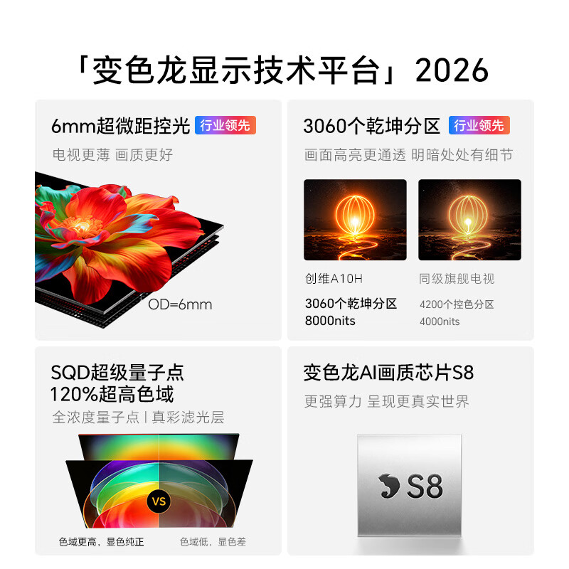 创维 100A10H 100英寸电视图片