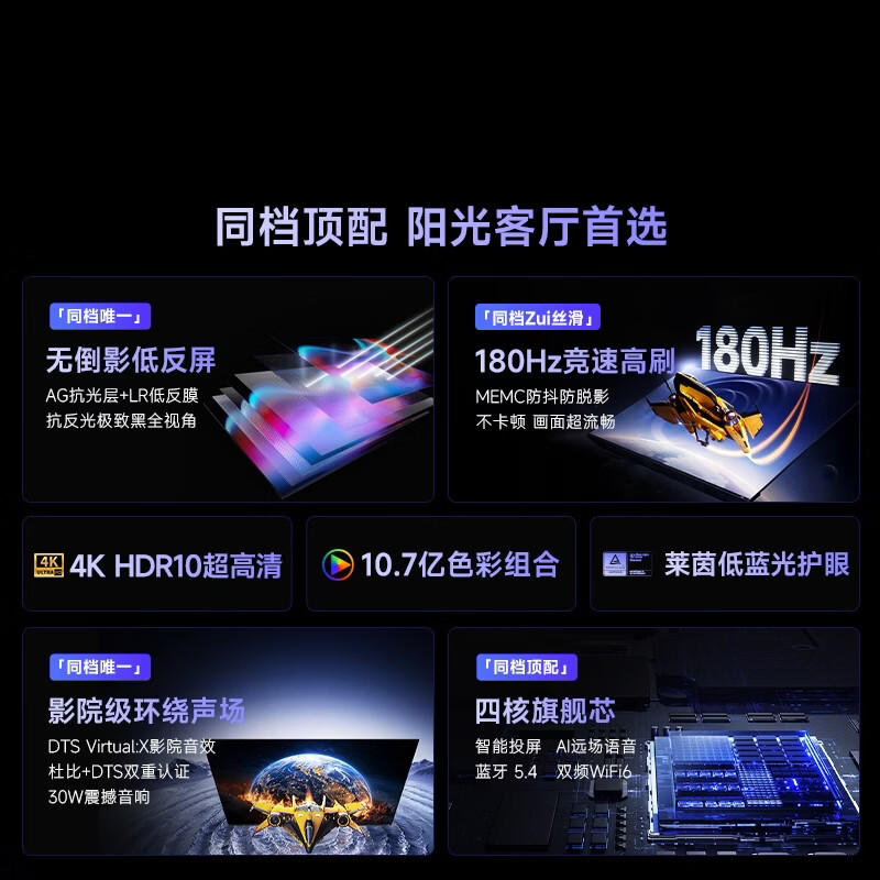Vidda 65VR1S-Pro 65英寸电视图片 Vidda 65VR1S-Pro 65英寸电视图片