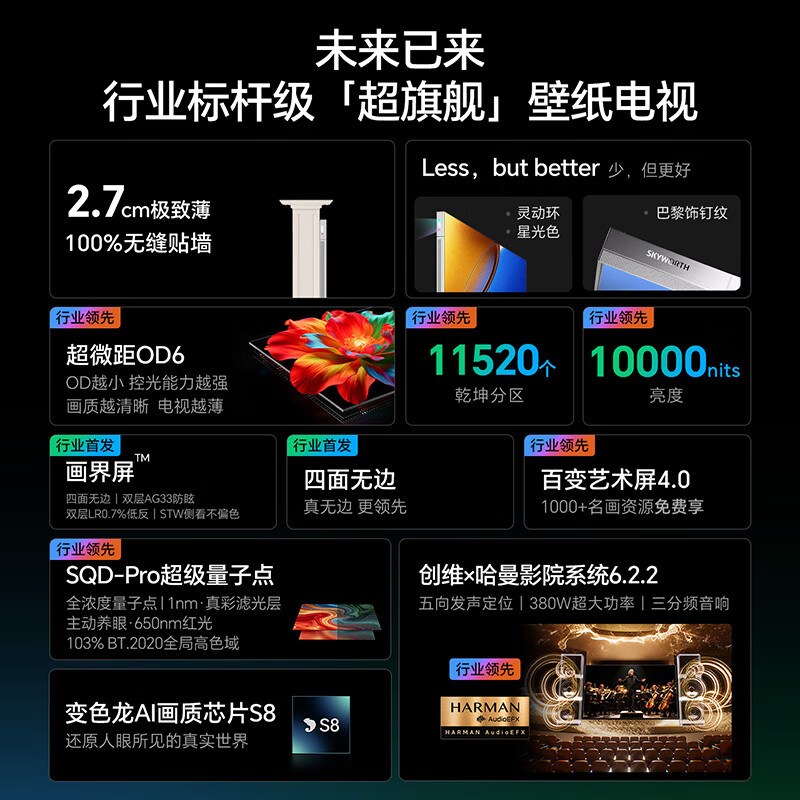 创维 A10H Pro 100英寸电视图片