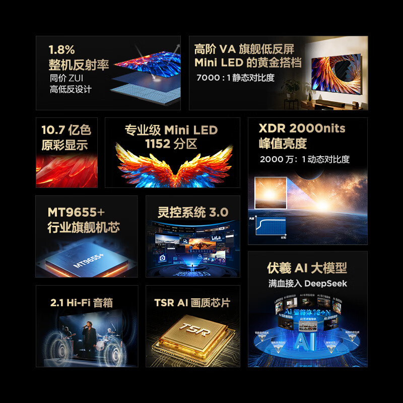 FFALCON 98S595C Ultra 98英寸电视图片
