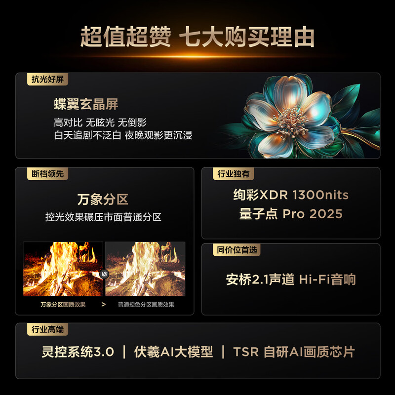 TCL 75T6L 75英寸电视图片 TCL 75T6L 75英寸电视图片