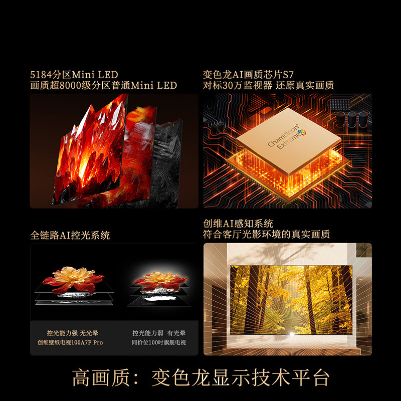创维 100A7F Pro 100英寸电视图片 创维 100A7F Pro 100英寸电视图片