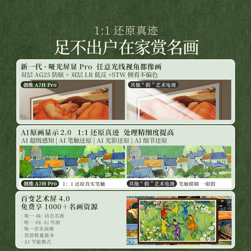 创维 65A7H Pro 65英寸电视图片
