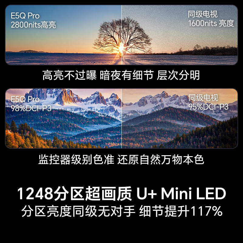 海信 100E5Q-PRO 100英寸电视图片