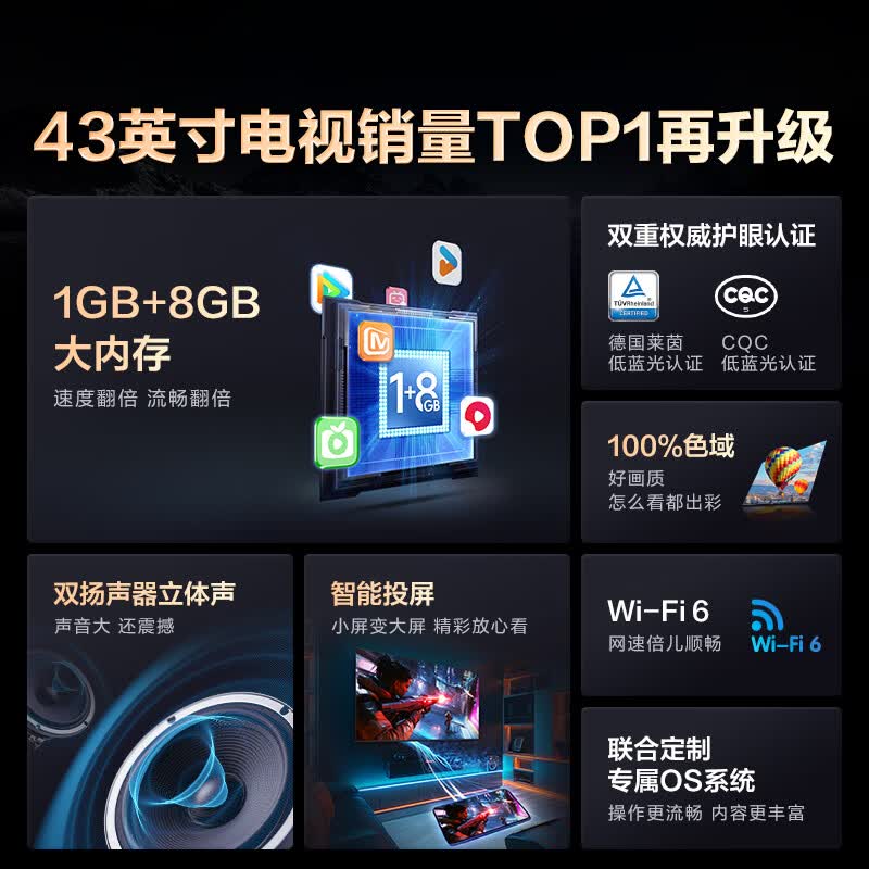 海尔 L43F5C 43英寸电视图片