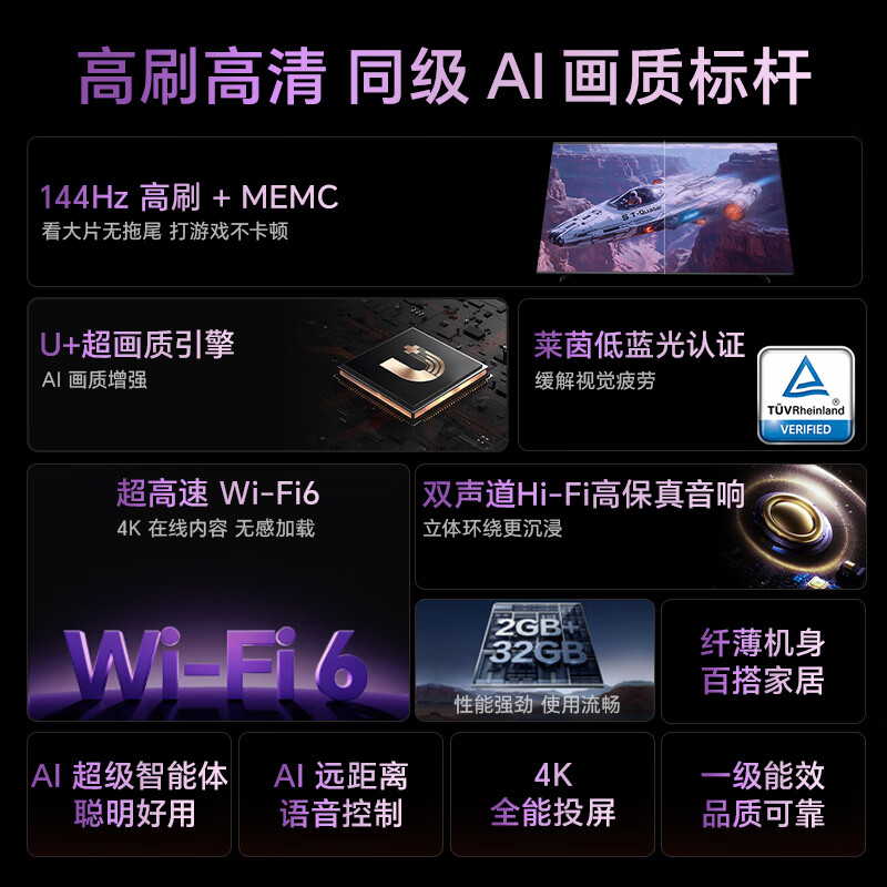 海信 65E3Q 65英寸电视图片